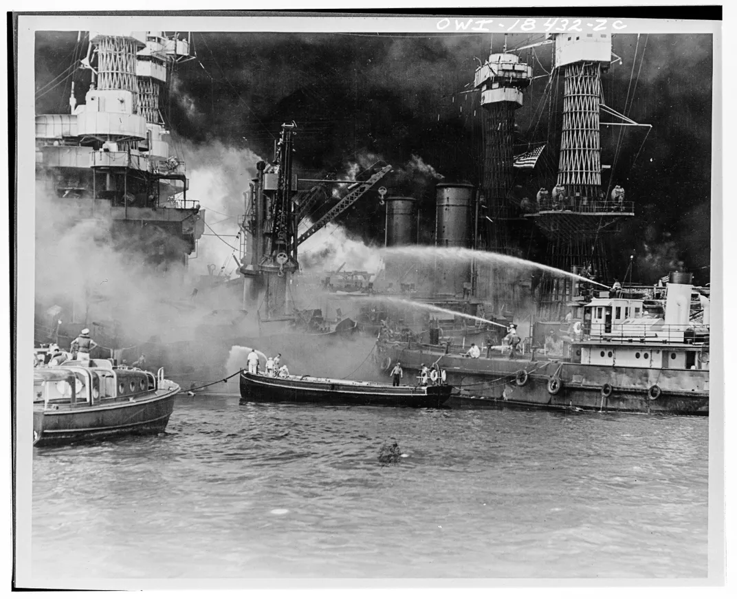 USS West Virginia attack