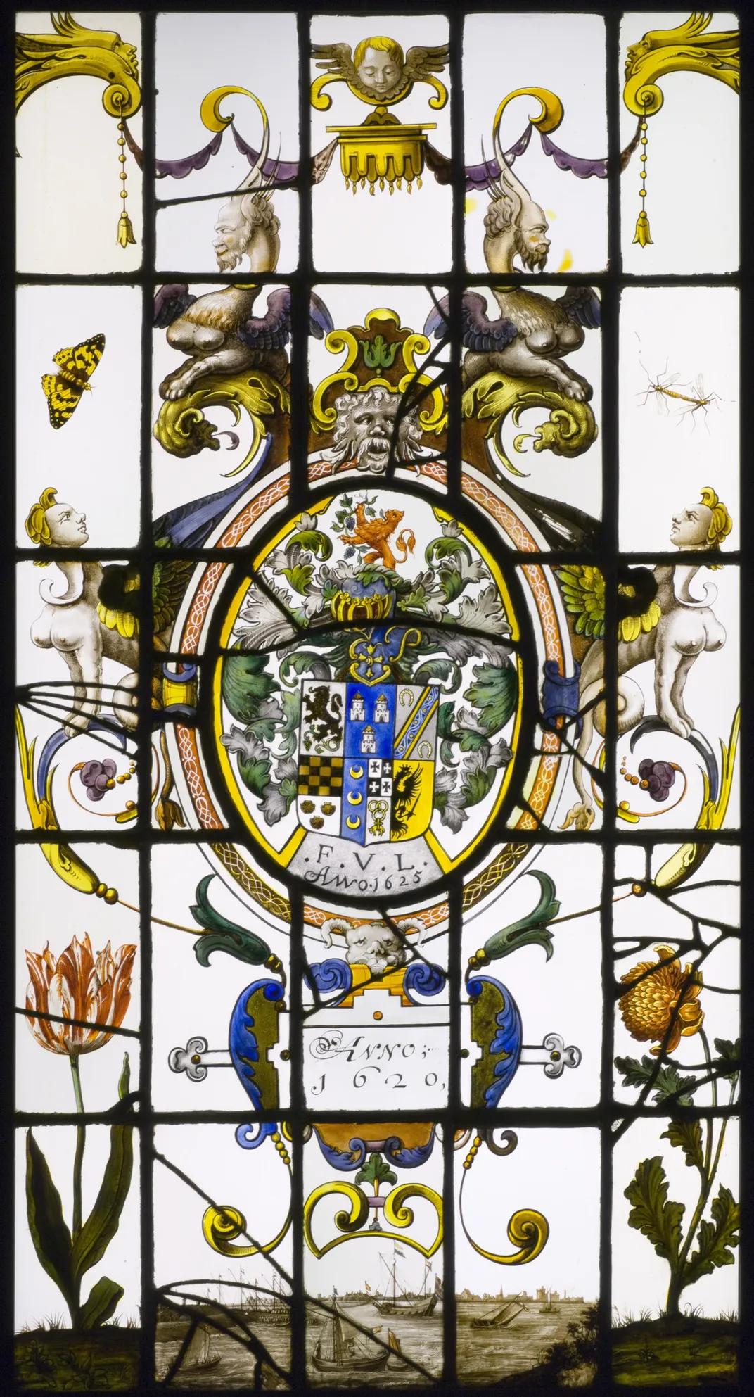 A 17th-century heraldic panel