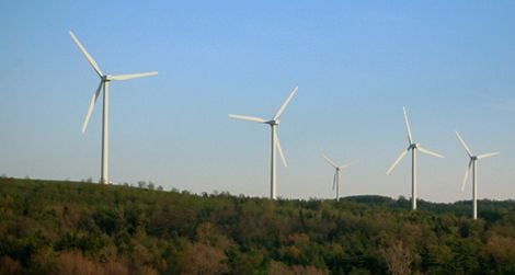 Wind turbines in Pennsylvania