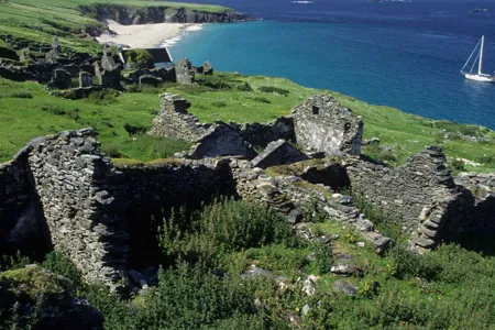 This rugged group of six islands off the tip of Dingle Peninsula seems particularly close to the soul of Ireland.