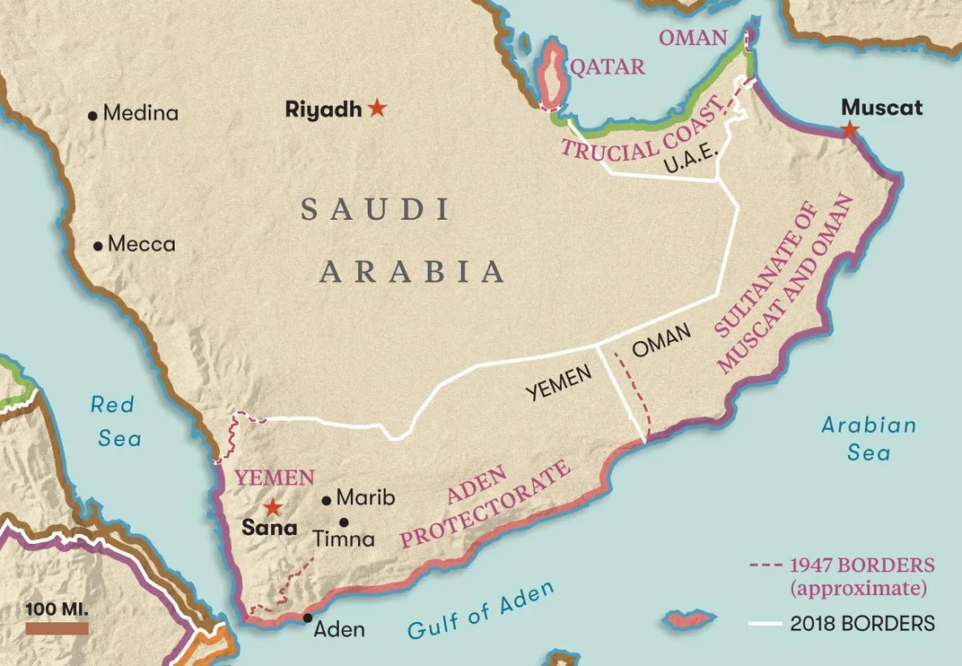 map of Yemen