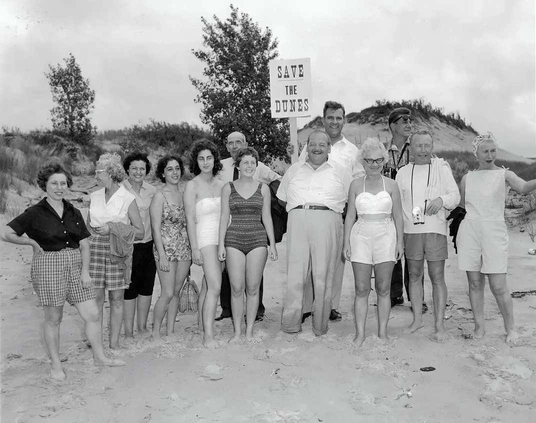 beach protest