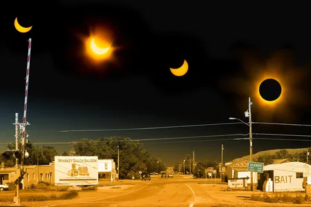 On August 21, the population of Glendo, Wyoming, will explode by 50,000 percent.