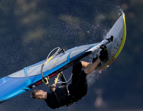 Mr. Merchon windsurfing in The Columbia River Gorge. thumbnail