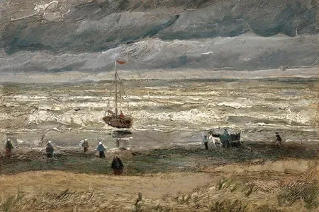 View of the Sea at Scheveningen, 1882
