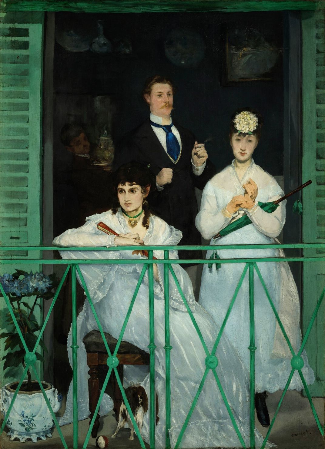 Édouard Manet's The Balcony, 1868-69.