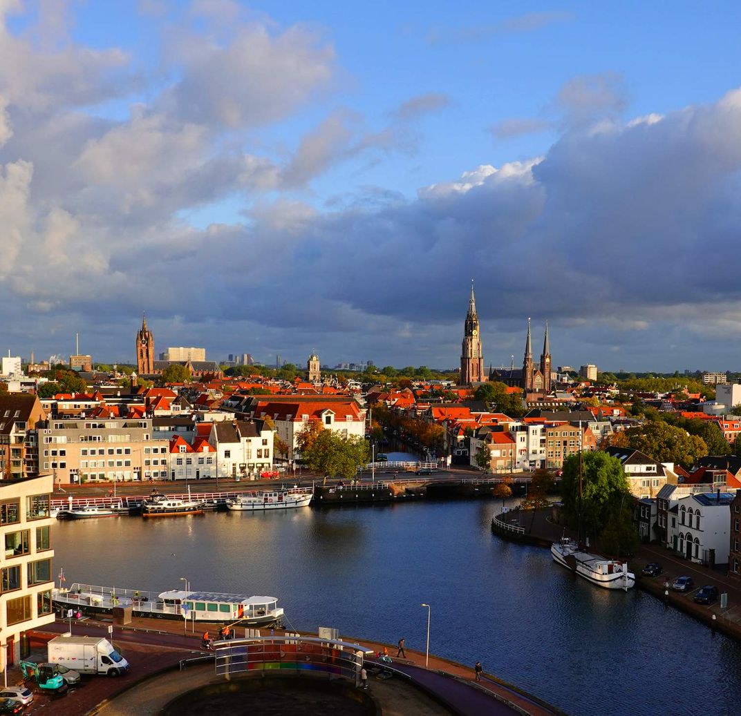 Setting of View of Delft, seen in Oct. 2019