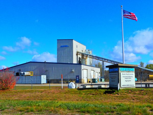 Cemstone Facility With American Flag thumbnail