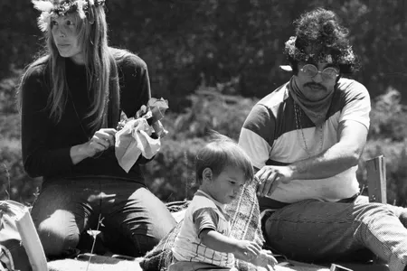 Later in 1967, flower children of all ages gathered in San Francisco's Golden Gate Park