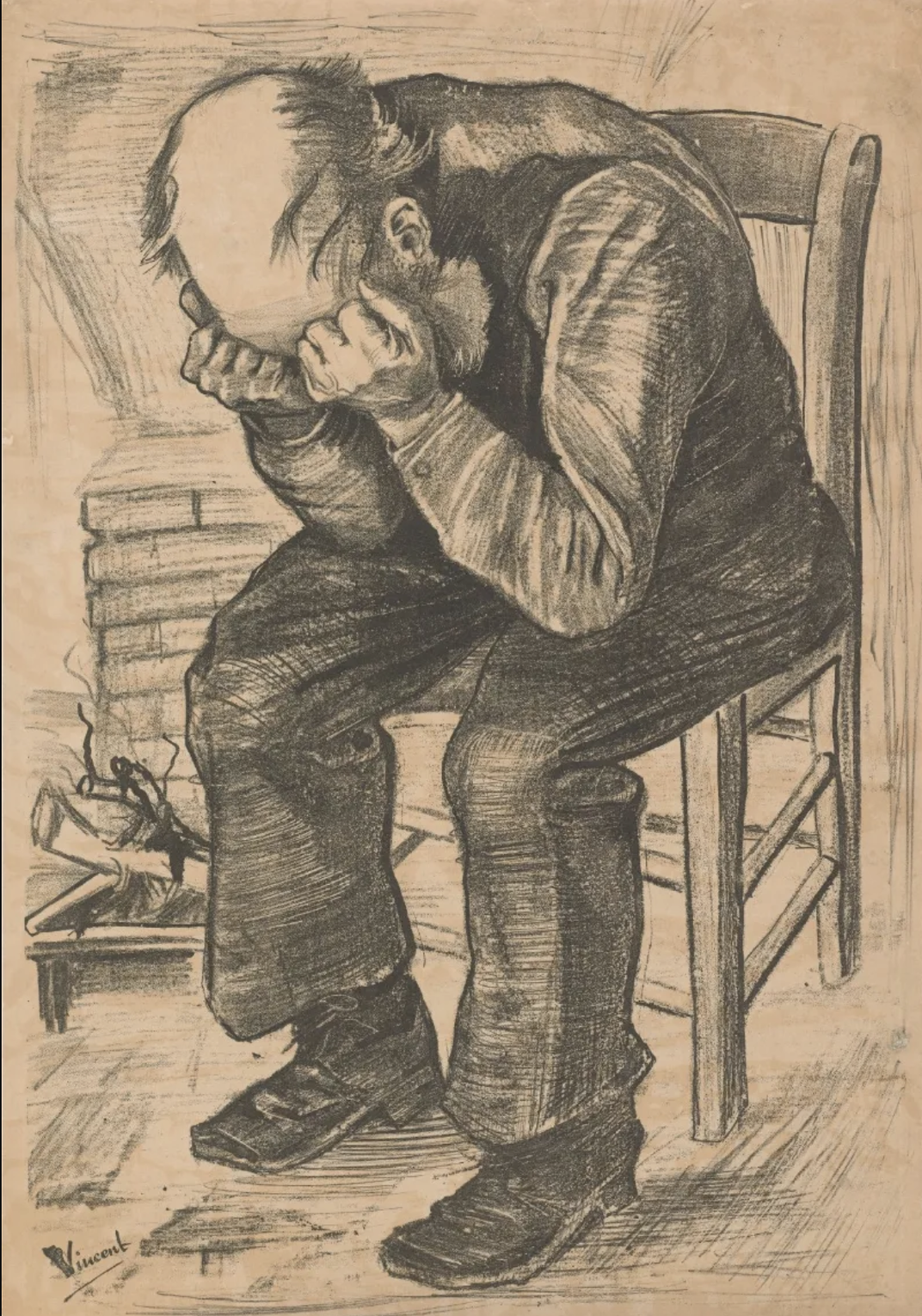 van gogh pencil drawings