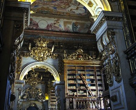 The University of Coimbra’s grand old Biblioteca Joanina houses both books and bats.