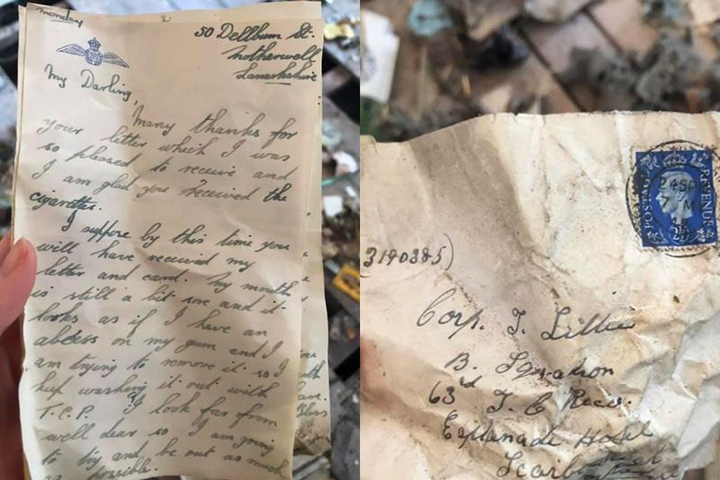 Letter and envelope