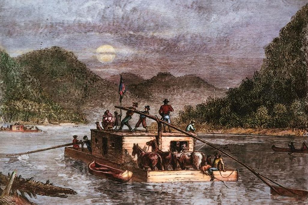 Pioneers Flatboat