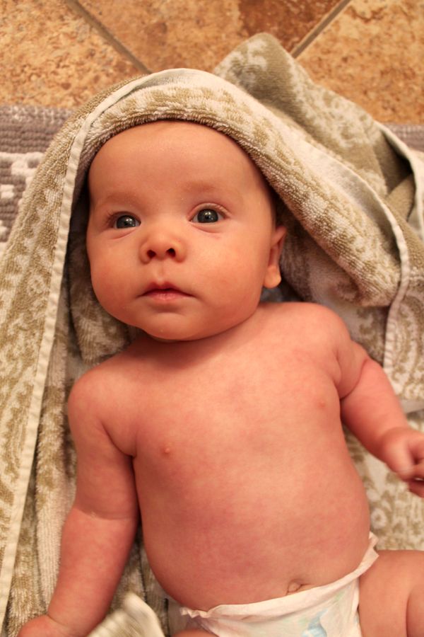 My nephew Luke after a bath thumbnail