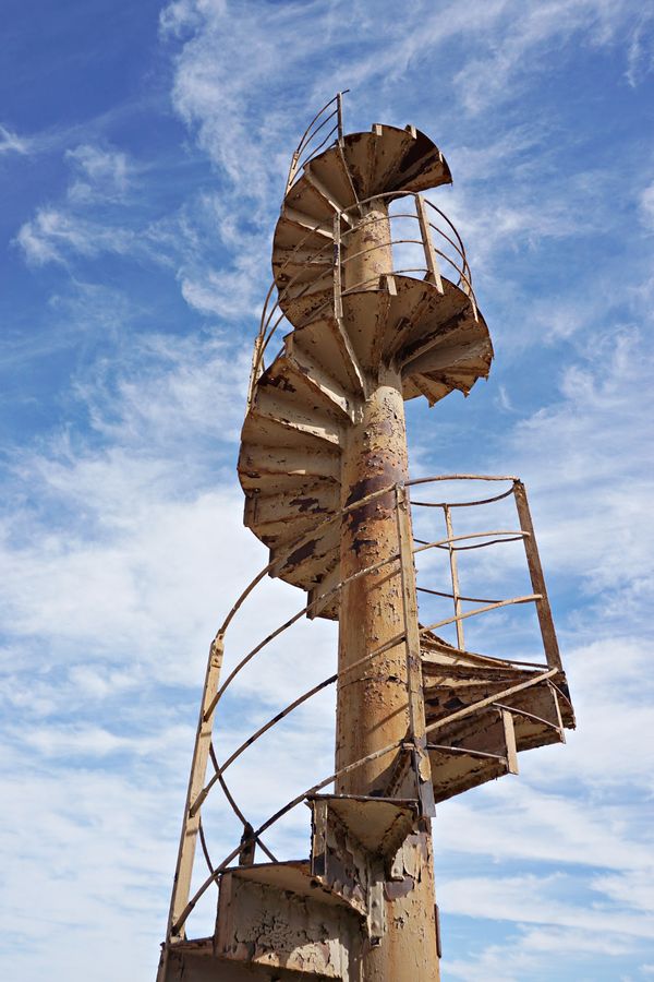 Original Eiffel Tower staircase in the desert town of Felicity, CA thumbnail