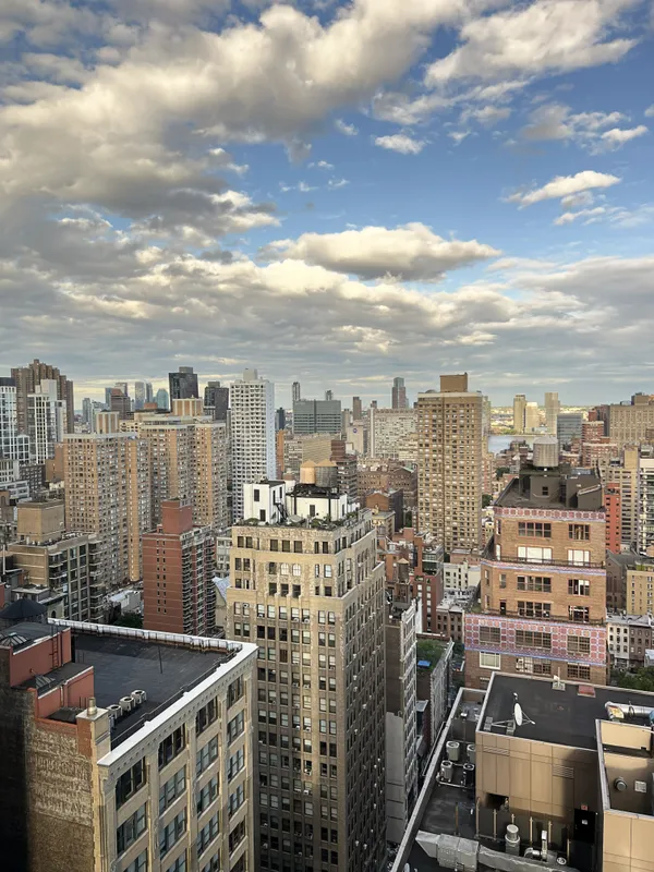 Manhattan with Surreal Clouds thumbnail