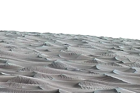 Curiosity's view of the Bagnold Dunes in late November (click here for full image).