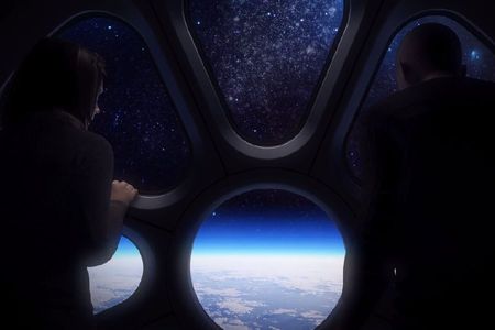 Artist’s conception of the scenery from World View’s “space capsule.”