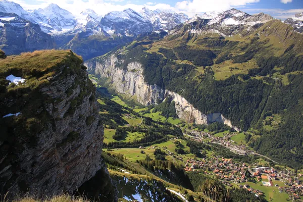 view of lauterbrunnen valley, switzerland thumbnail