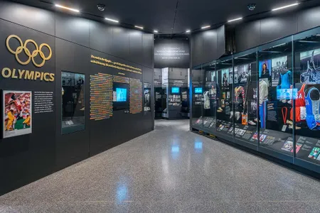 “One of the great things we can do at this museum is ask those questions and think about the larger significance of sports and African-Americans," says curator Damion Thomas.