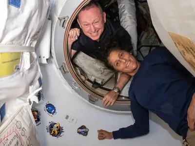 NASA&rsquo;s Boeing Crew Flight Test astronauts Butch Wilmore and Suni Williams in June 2024. The duo took their first spacewalk together on January 30, 2025.