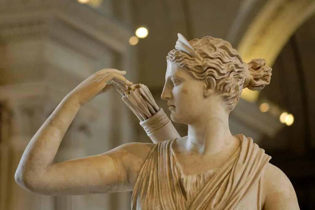 Sculpture of a woman