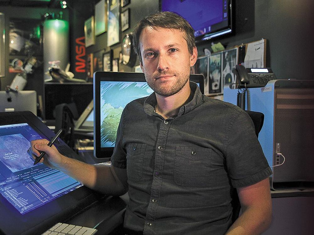 Brian Monroe at Goddard Space Flight Center’s Conceptual Image Laboratory.