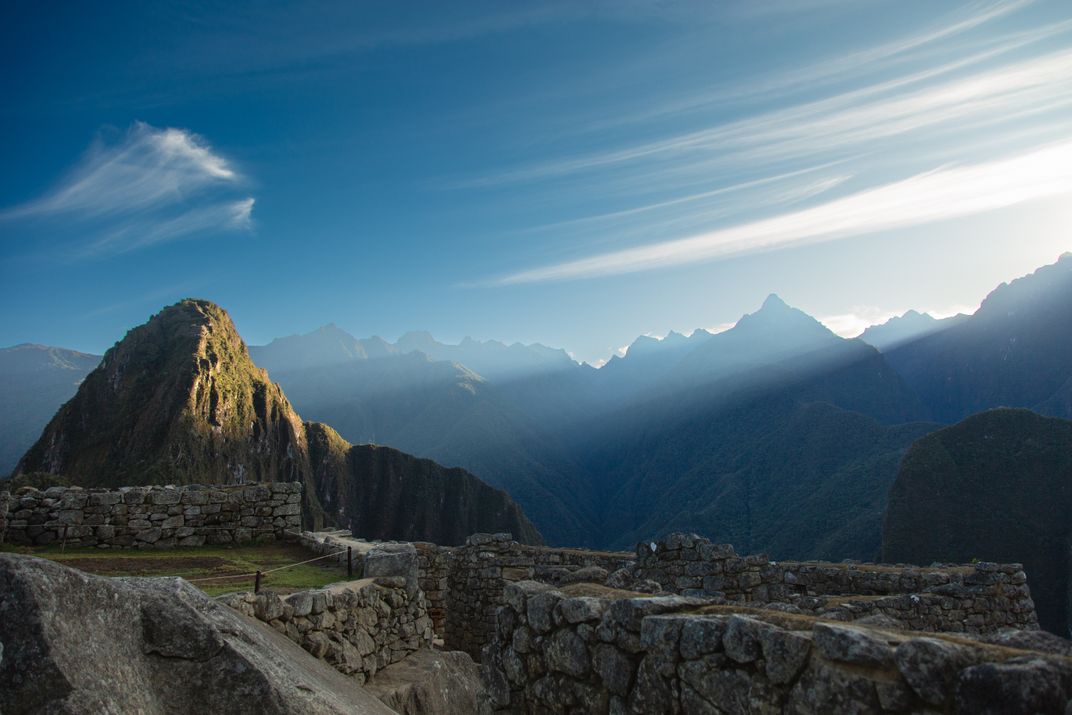 First Rays Of Light On Machu Picchu Mountain | Smithsonian Photo ...