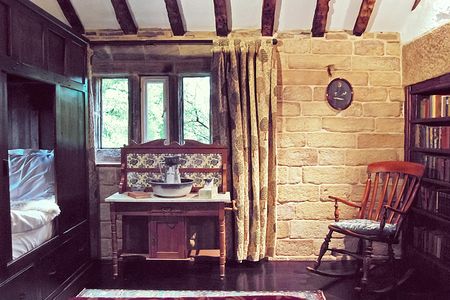 Ponden Hall near Haworth, West Yorkshire, England.