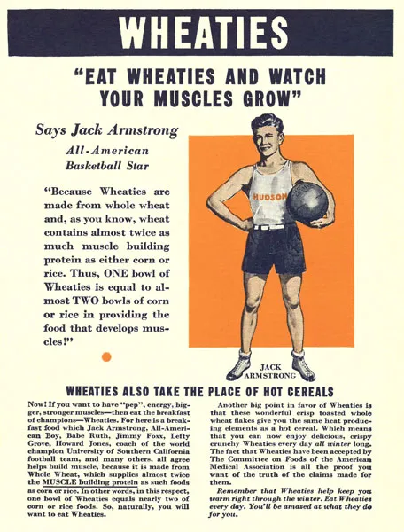Jack Armstrong Wheaties Box