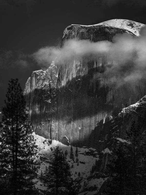 Half Dome at dust, Yosemite Valley thumbnail