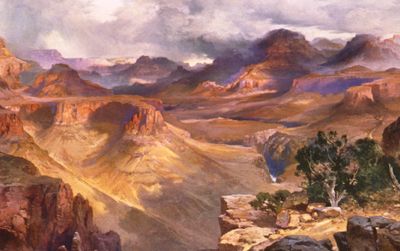 Arizona's Grand Canyon as painted by Thomas Moran in 1908
