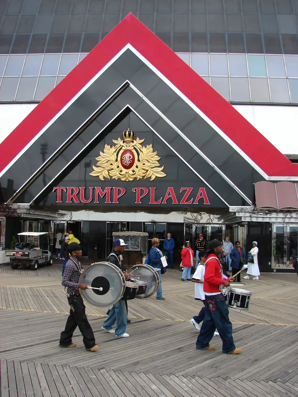 Black Band infront of Trump Plaza Atlantic City thumbnail