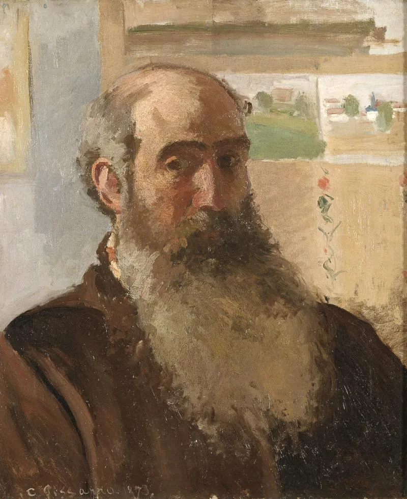 Painting of a man with a beard
