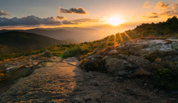 Sunstar over the White Mountains thumbnail