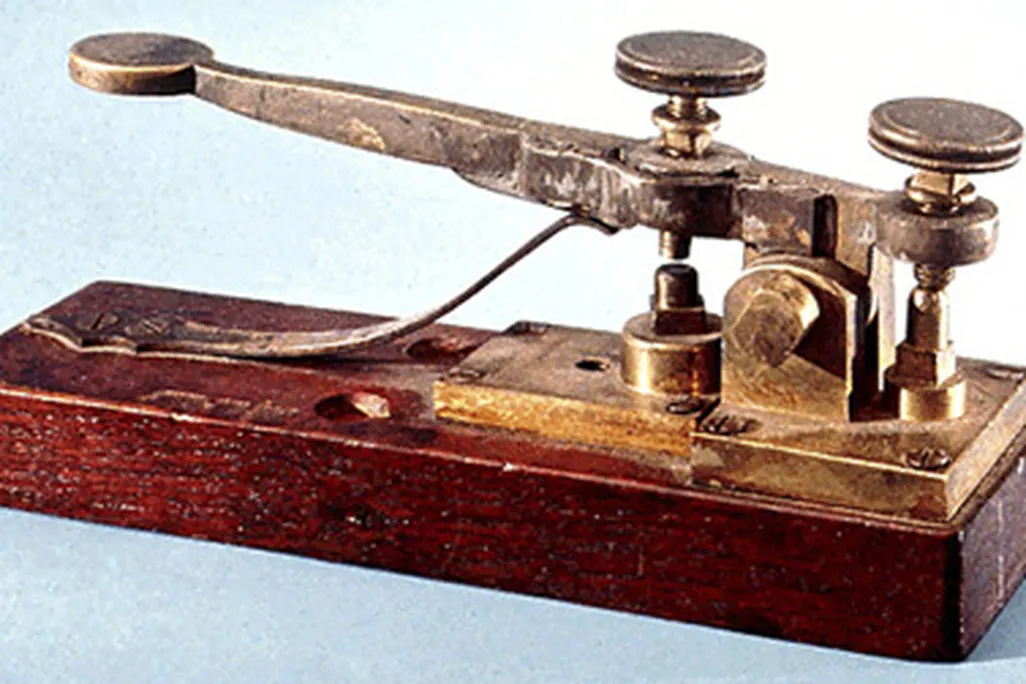 The telegraph key