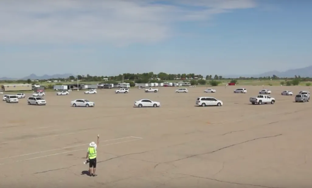 Autonomous car test
