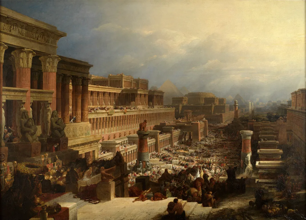 David Roberts, Israelites Leaving Egypt, 1828