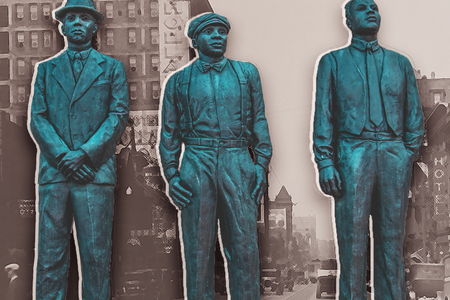 From L to R: Elias Clayton, Elmer Jackson and Isaac McGhie