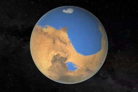 Mars used to be a water world.
