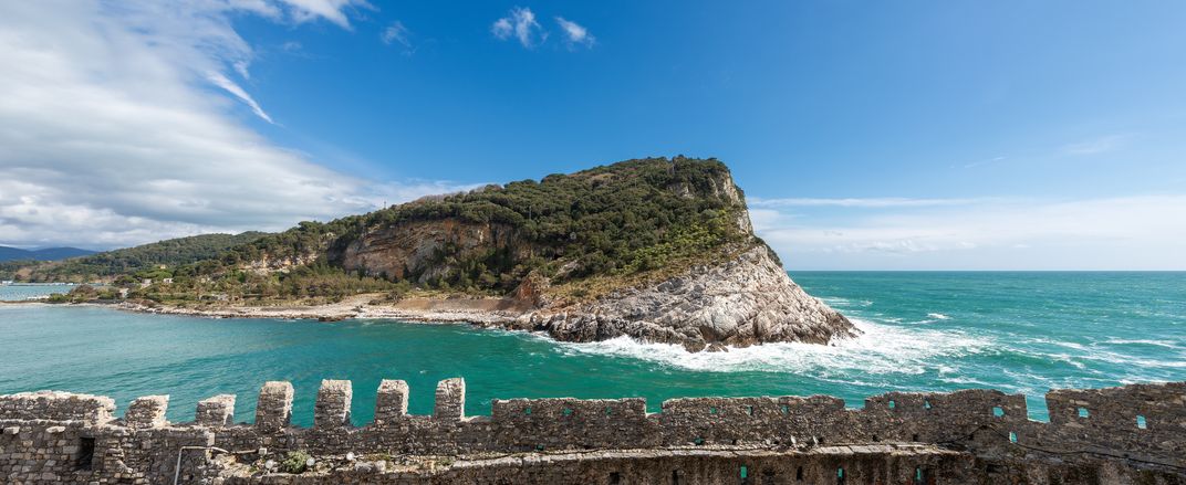 The Island of Palmaria seen from Porto Venere