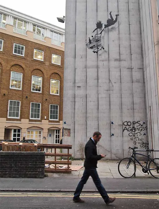 Did famed artist Banksy make his mark on Montgomery?