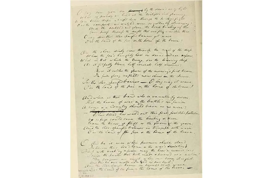 Key's Original Manuscript