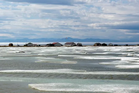Whalers and their families spent winters on Herschel Island, located north of the Yukon in Canada. 