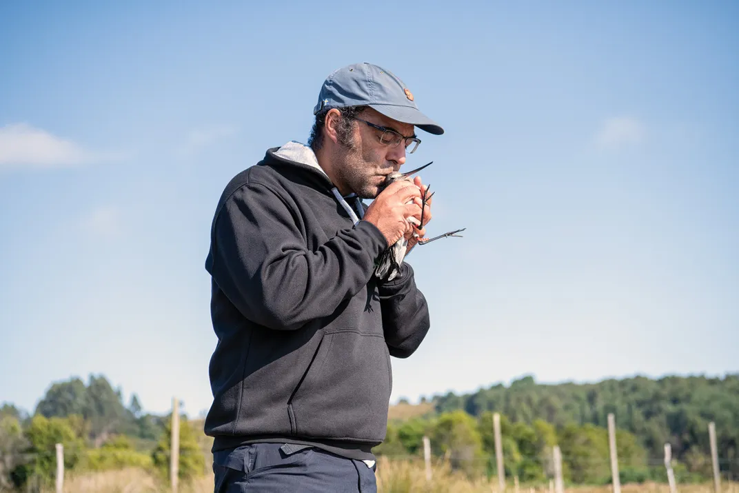 Biologist Juan Navedo