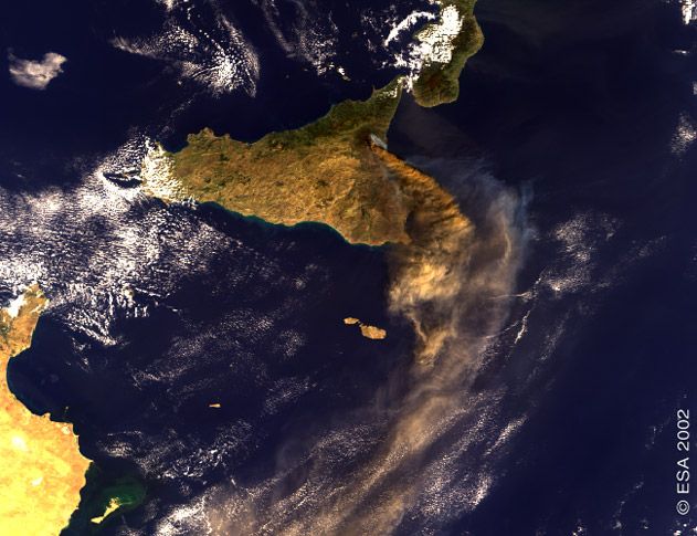 Mount Etna Erupts