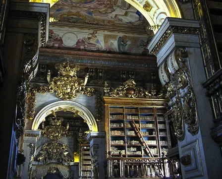 The University of Coimbra’s grand old Biblioteca Joanina houses both books and bats.