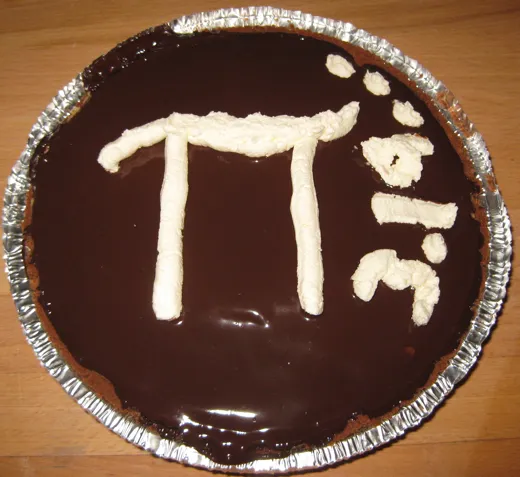 Pi day pie