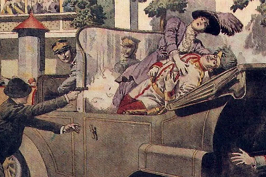 A contemporary painting depicting