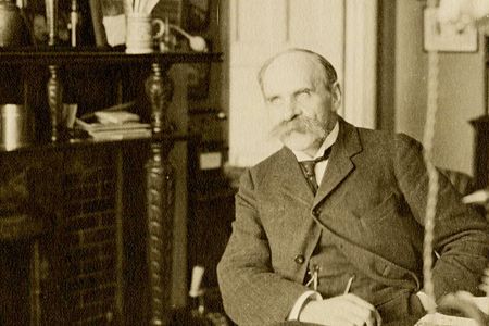 John Scott Haldane at his laboratory in Oxford.